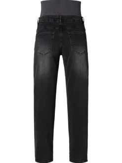 Mom Fit 7/8 Jeans Azua in Black Denim