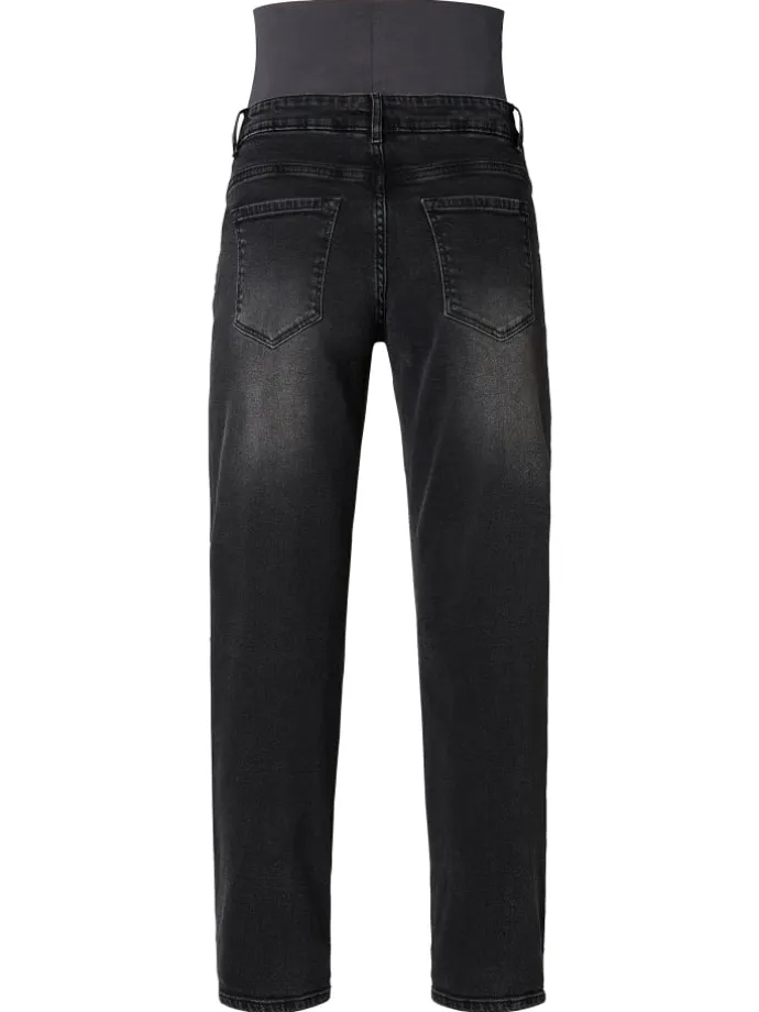 Mom Fit 7/8 Jeans Azua in Black Denim