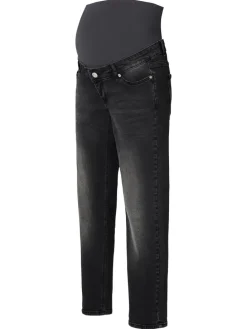 Mom Fit 7/8 Jeans Azua in Black Denim