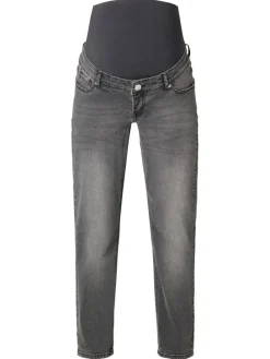 Mom Fit 7/8 Jeans Azua in Grey Denim
