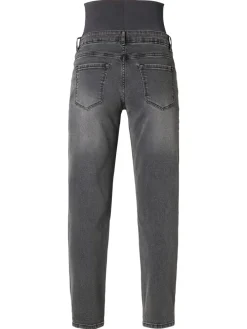 Mom Fit 7/8 Jeans Azua in Grey Denim