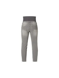 Mom Fit 7/8 Jeans Azua in Grey Denim