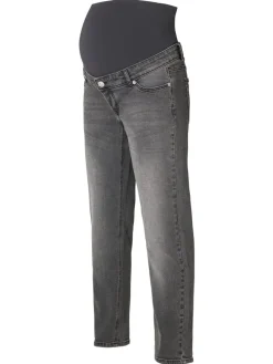 Mom Fit 7/8 Jeans Azua in Grey Denim