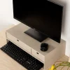 Monitor-Stand "Ted" in Beige - (B)48,5 x (H)15 x (T)26 cm