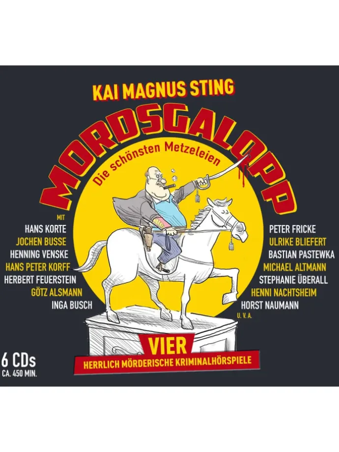 MORDSGALOPP - Vier herrlich mörderische Krimi-Hörspiele | WortArt