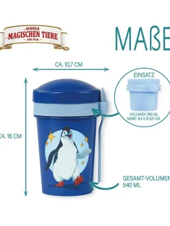 Müslibecher ''Die Schule der Magischen Tiere'' in Blau - 540 ml