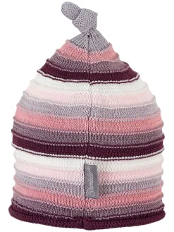 Mütze in Lila/ Rosa/ Creme