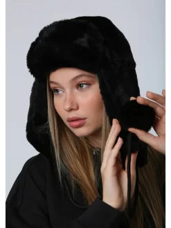 Mütze in Schwarz