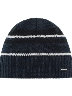 Mütze "Luan" in Dunkelblau/ Schwarz/ Weiß