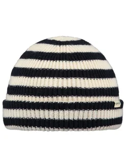 Mütze "Milo" in Schwarz/ Creme