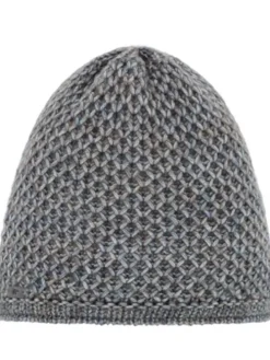 Mütze "Tula" in Grau/ Hellblau