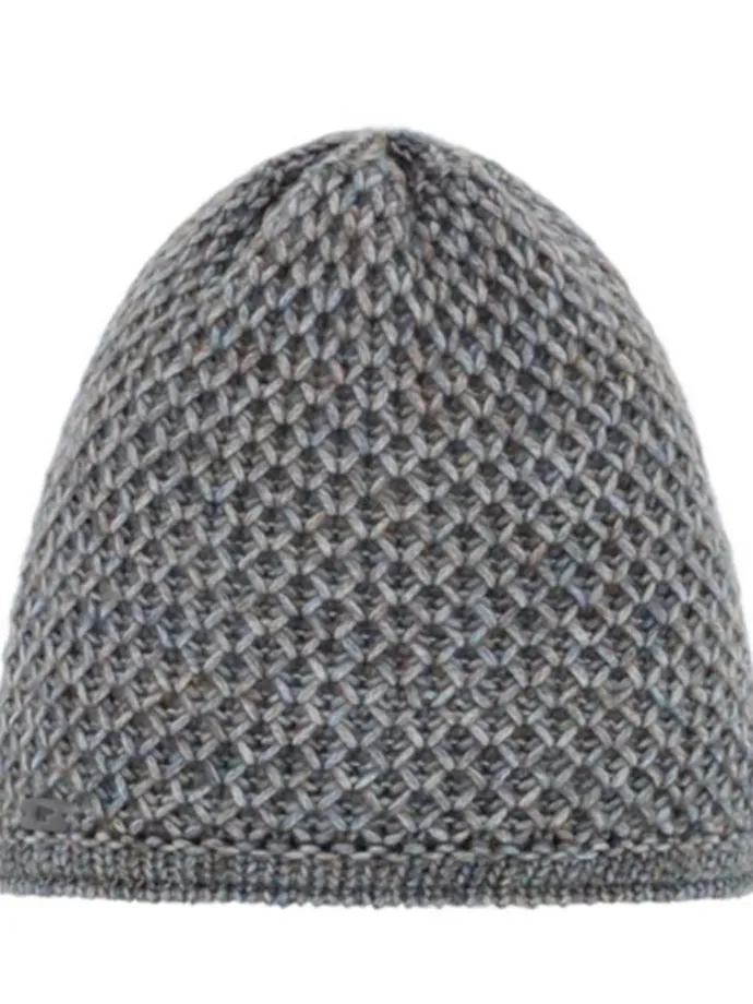 Mütze "Tula" in Grau/ Hellblau