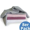 Mullwindel / Mulltuch 8er Pack 80 x 80 cm in rosa,lila
