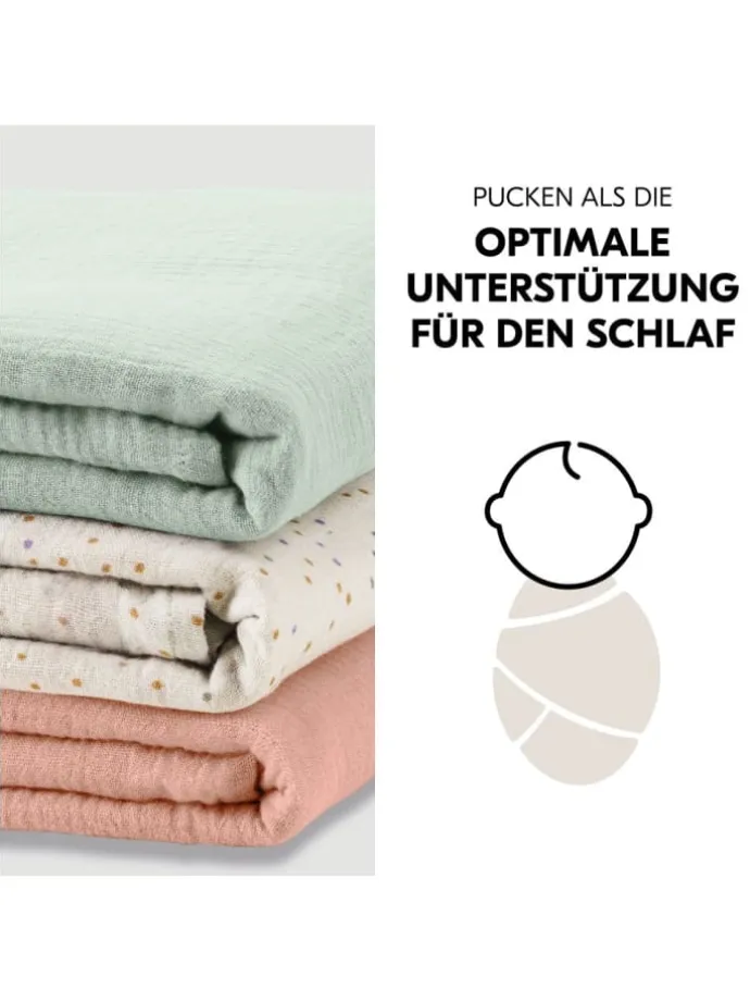 Mullwindeln / Mulltücher / Spucktücher Cuddle in gruen,rosa