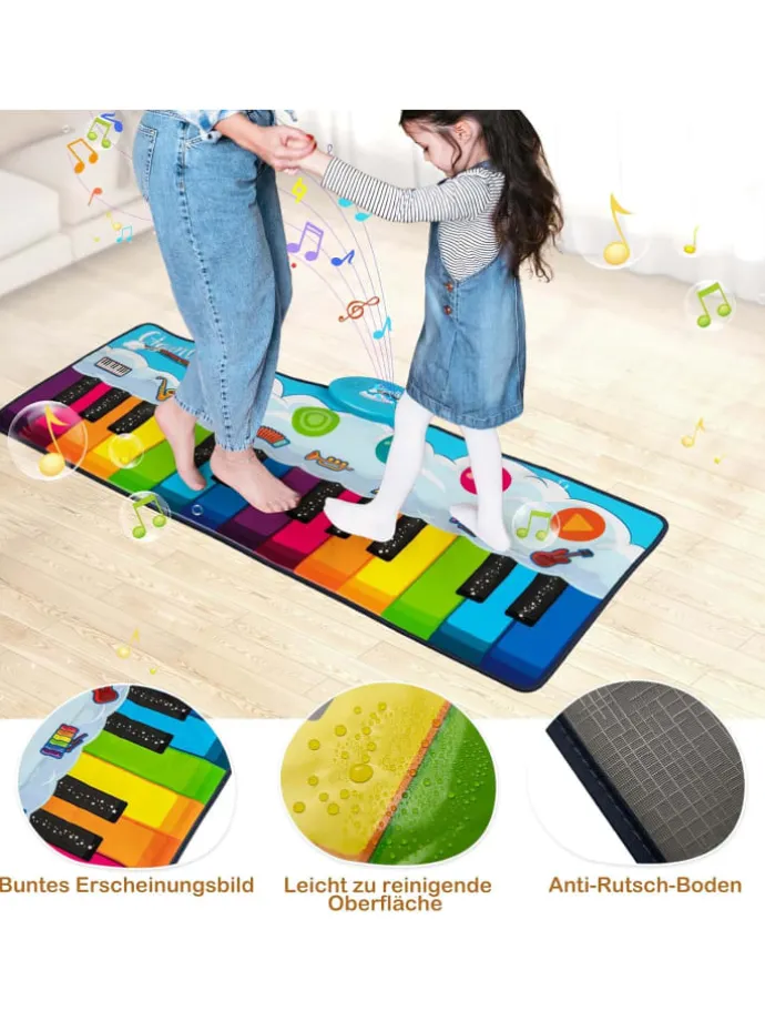 Musikmatte Kinder in Bunt