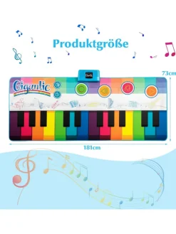 Musikmatte Kinder in Bunt