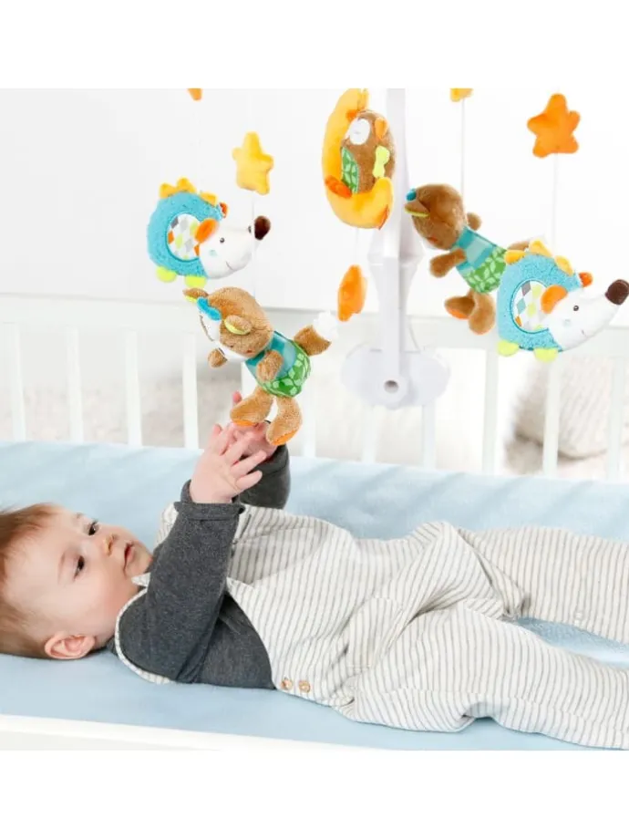 Musik-Mobile Sleeping Forest in bunt