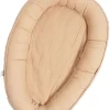 Musselin-Kuschelnest in Hellbraun - (L)80 x (B)40 cm