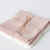 Musselin-Tücher in White-Powder Pink