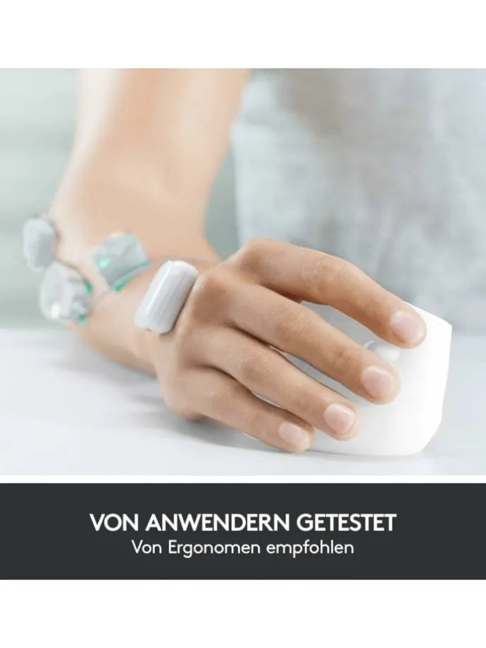MX Vertical Maus für ergonomische Handhaltung und präzise in Schwarz