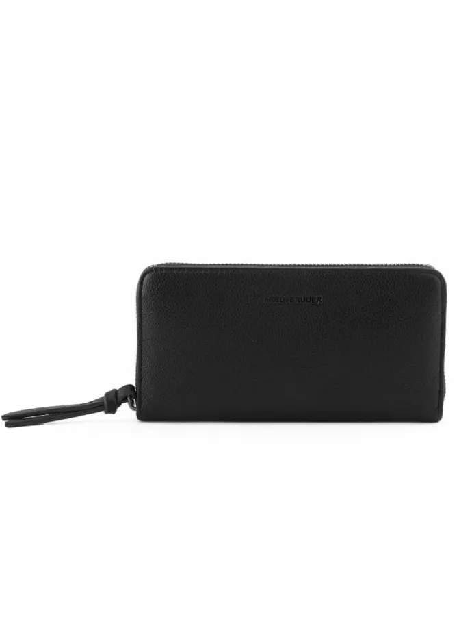 My Bestie Geldbörse Leder 19.5 cm in black