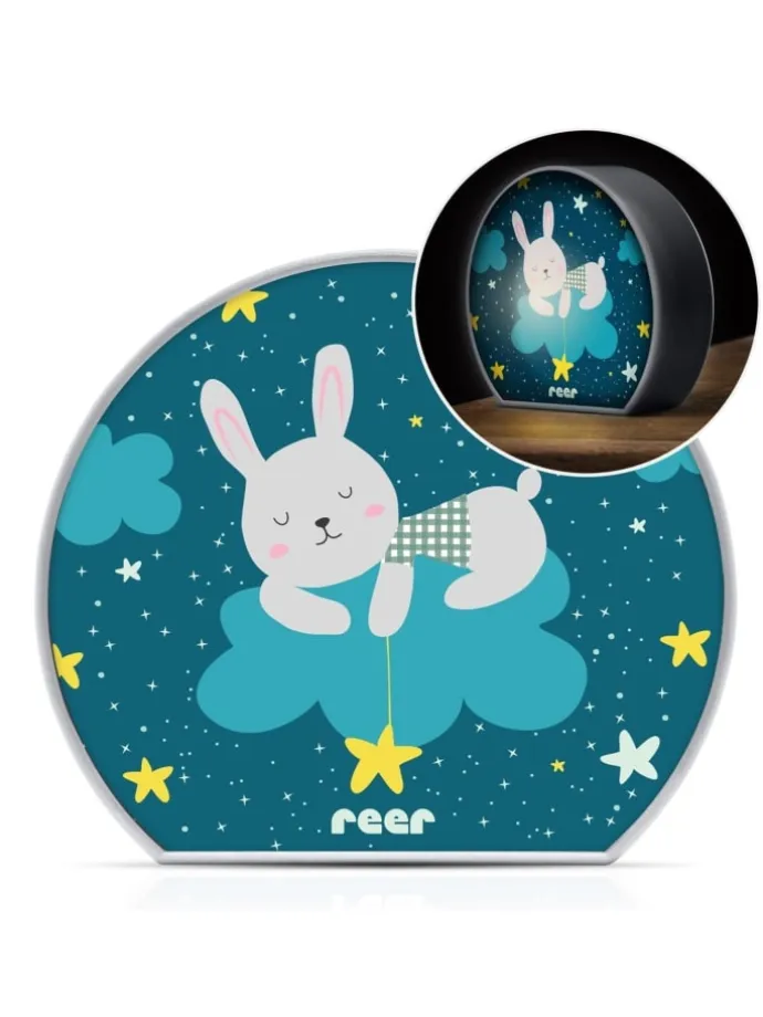 MyBabyLight Beruhigungslicht Hase in Blau ab 0 Monate