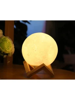 Nachtleuchte "Reise zum Mond" in Ohne Farbe/ Beige - ab 3 Jahren