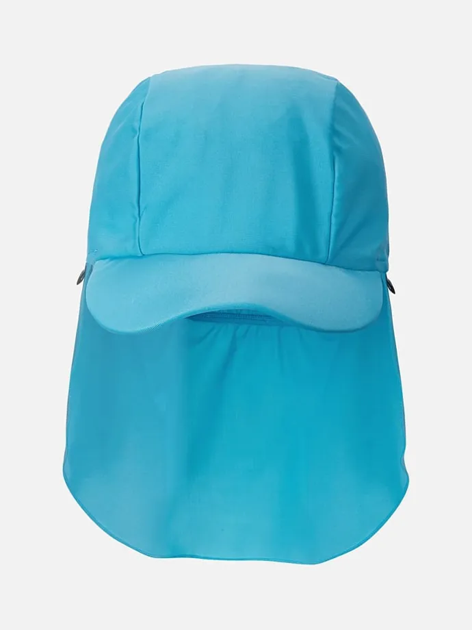 Nackenschutzcap "Kilpikonna" in Blau