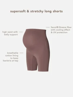 Nahtloser Short Niru Sensil Breeze in Deep Taupe