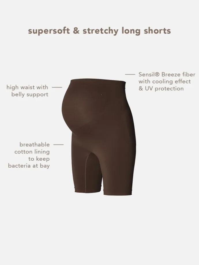Nahtloser Short Niru Sensil Breeze in Coffee Bean