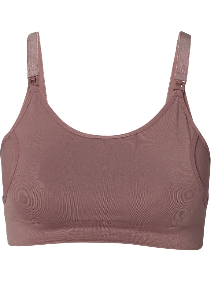 Nahtloser Still-Bh Pumping Mae Sensil Breeze in Deep Taupe