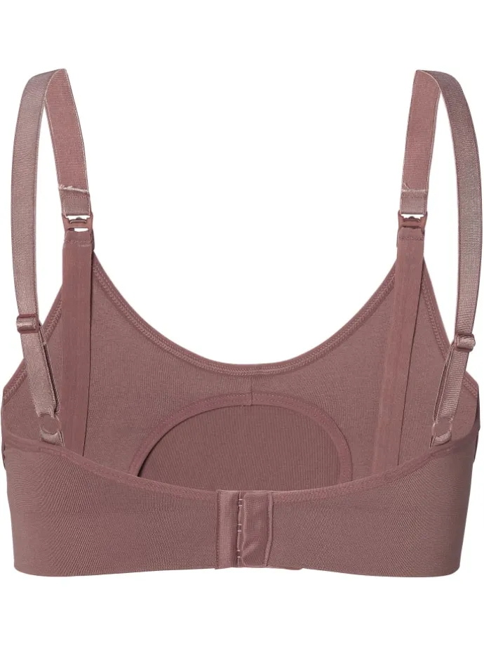 Nahtloser Still-Bh Pumping Mae Sensil Breeze in Deep Taupe