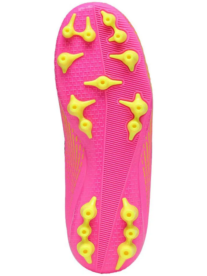 Natur- und Kunstrasen-Fußballschuhe "Skill" in Pink