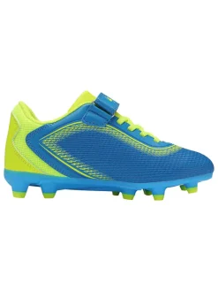 Natur- und Kunstrasen-Fußballschuhe "Course" in Blau/ Gelb