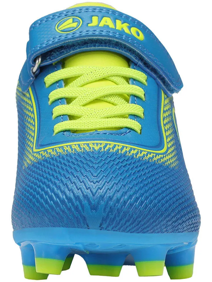 Natur- und Kunstrasen-Fußballschuhe "Course" in Blau/ Gelb