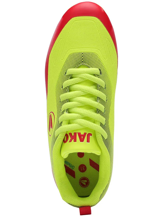 Natur- und Kunstrasen-Fußballschuhe "Twist" in Gelb/ Rot