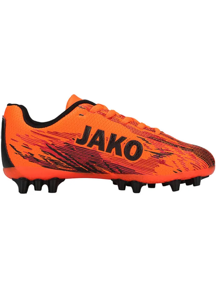 Naturrasen-Fußballschuhe "Stepover" in Orange