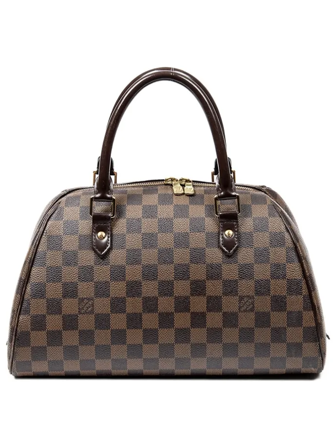 2nd Hand Henkeltasche in Braun - (B)32,5 x (H)19,5 x (T)19 cm