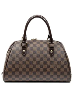 2nd Hand Henkeltasche in Braun - (B)32,5 x (H)19,5 x (T)19 cm