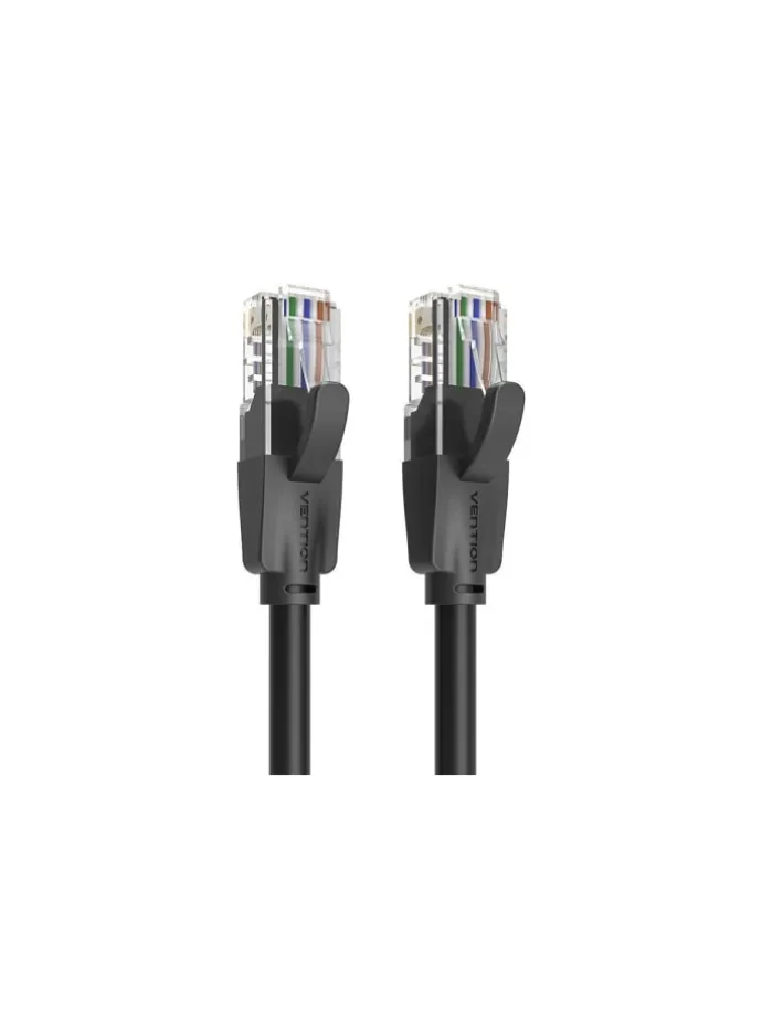 Netzwerkkabel RJ45 LAN-Kabel , UTP, Cat.6a 1.5m Schwarz