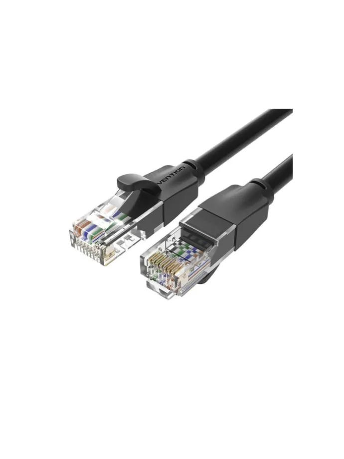 Netzwerkkabel RJ45 LAN-Kabel , UTP, Cat.6a 1.5m Schwarz