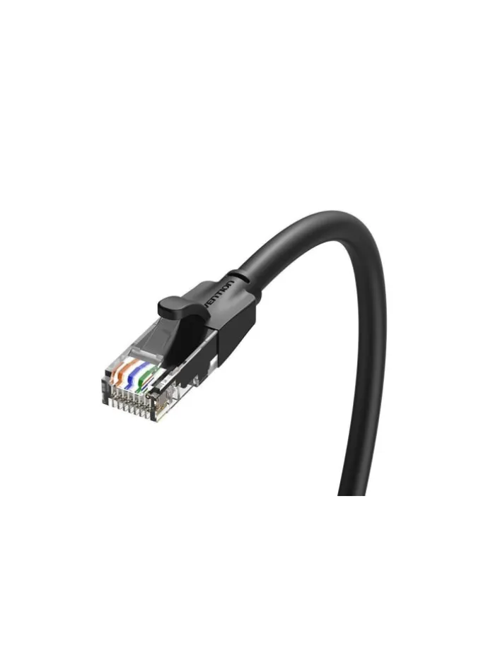 Netzwerkkabel RJ45 LAN-Kabel , UTP, Cat.6a 1.5m Schwarz