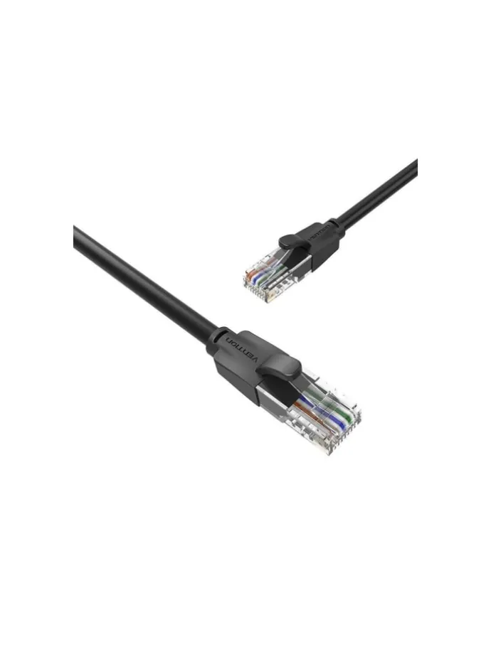 Netzwerkkabel RJ45 LAN-Kabel , UTP, Cat.6a 1.5m Schwarz