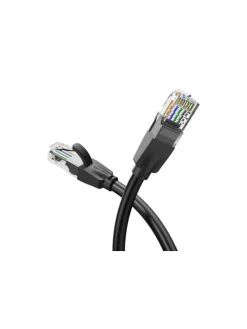 Netzwerkkabel RJ45 LAN-Kabel , UTP, Cat.6a 1.5m Schwarz