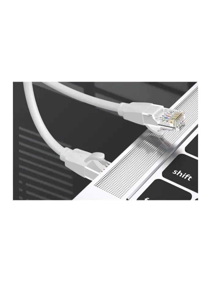 Netzwerkkabel UTP CAT6 RJ45 Ethernet 1000Mbps RJ45 auf RJ45 1m grau
