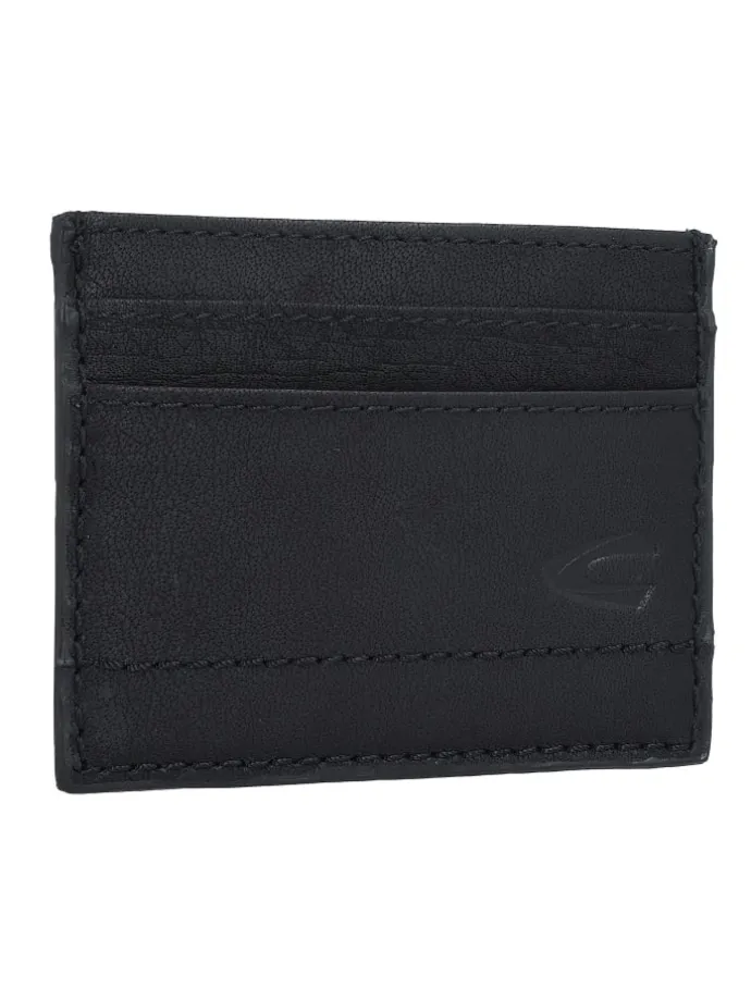 Niagara Kreditkartenetui Leder 9,5 cm in schwarz