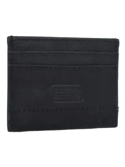 Niagara Kreditkartenetui Leder 9,5 cm in schwarz