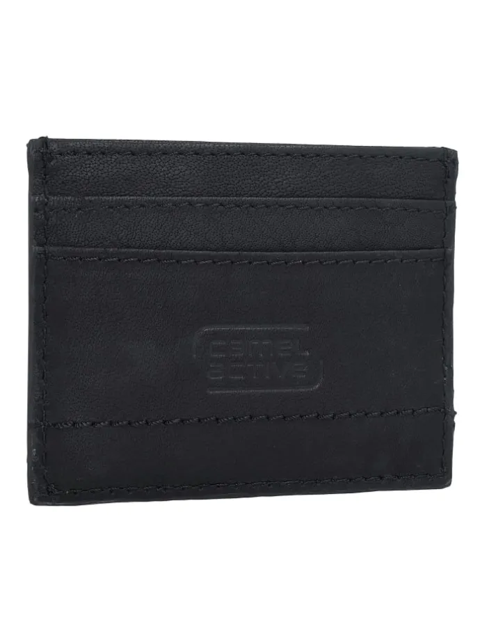 Niagara Kreditkartenetui Leder 9,5 cm in schwarz