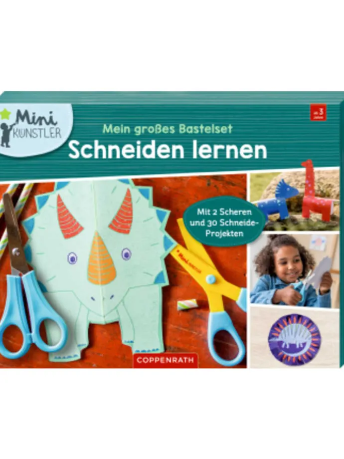Nonbook - Mein großes Bastelset: Schneiden lernen (Dinosaurier)