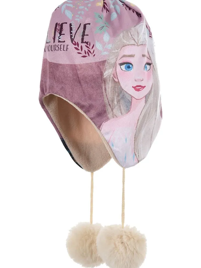 Ohrenmütze "Frozen" in Beige
